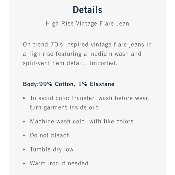 Abercrombie & Fitch Ultra High Rise Vintage Flare Jeans - Picture 5 of 12